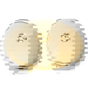 1H FACE PLT W/ SCRW PB/PVD